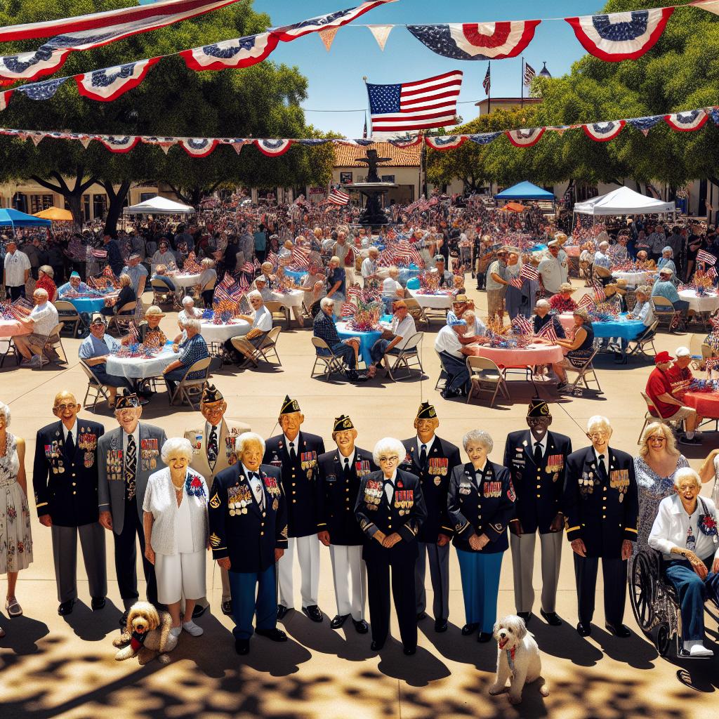 Veterans gathering in celebration