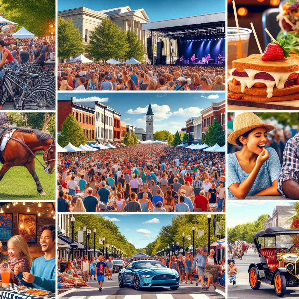 Lexington weekend events collage