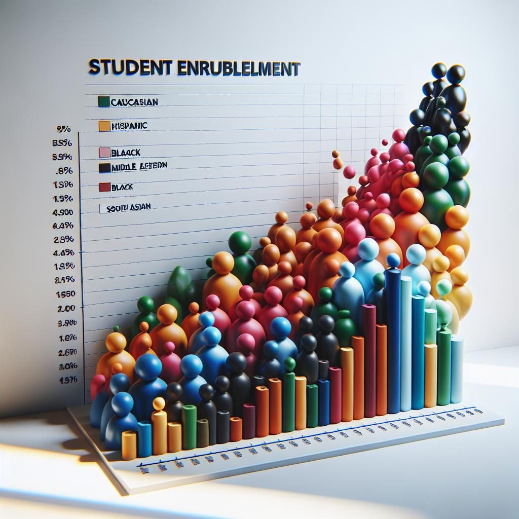 Diverse Student Enrollment Graph