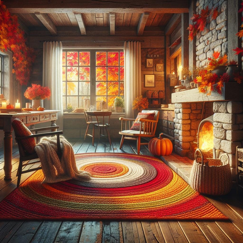 "Cozy fall home interior"