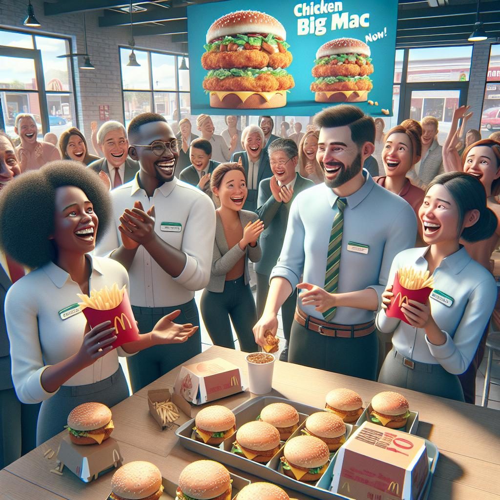 Chicken Big Mac Launch