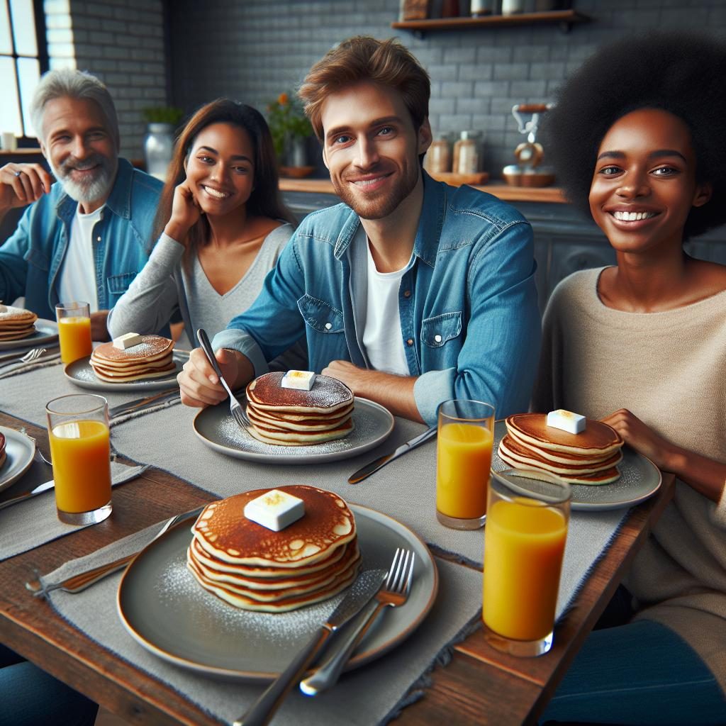 Fluffy Buttermilk Pancakes