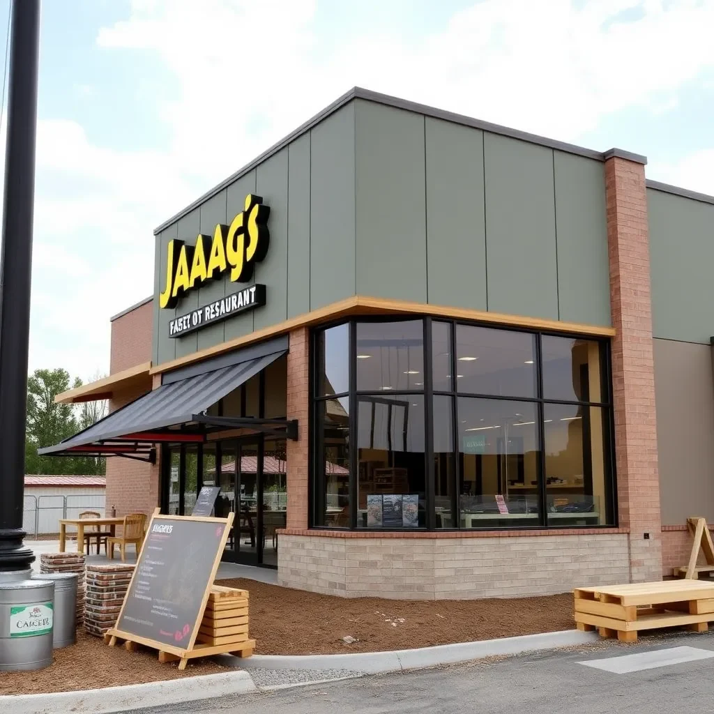 Jaggers Fast-Casual Restaurant Begins Construction in Lexington, Set to Open in 2025