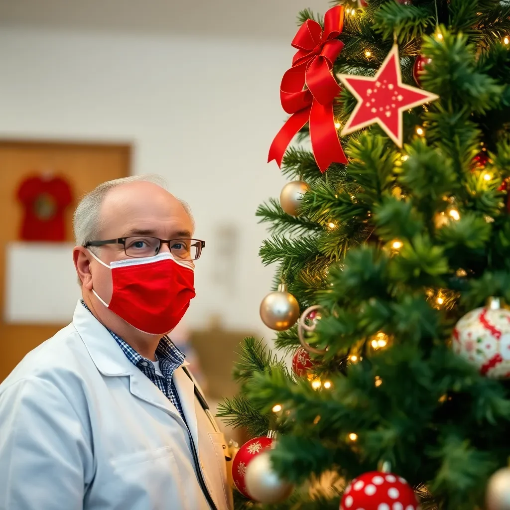 Local Man Decorates Christmas Tree to Honor Healthcare Workers in Lexington