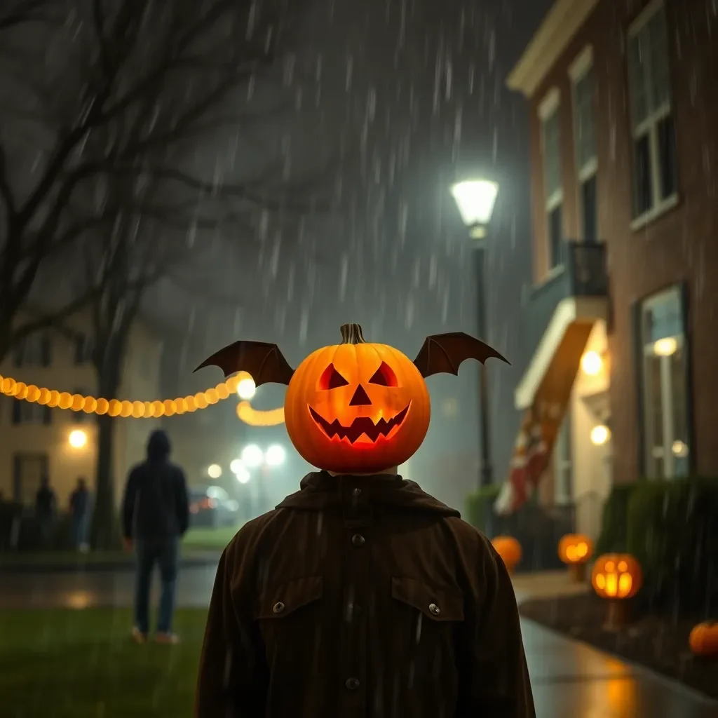 Halloween Spirit Shines Through in Lexington Despite Rainy Weather