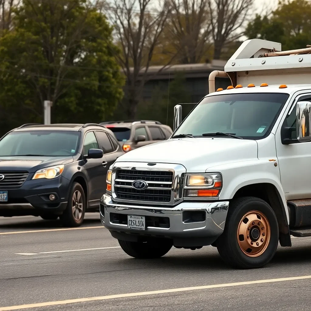 Traffic Incident Between SUV and Garbage Truck Results in Minor Injuries and Reckless Driving Citation