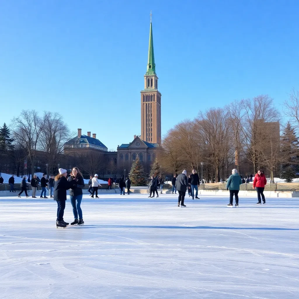 Ice Skating Returns to Triangle Park in Lexington as Winter Season Kicks Off