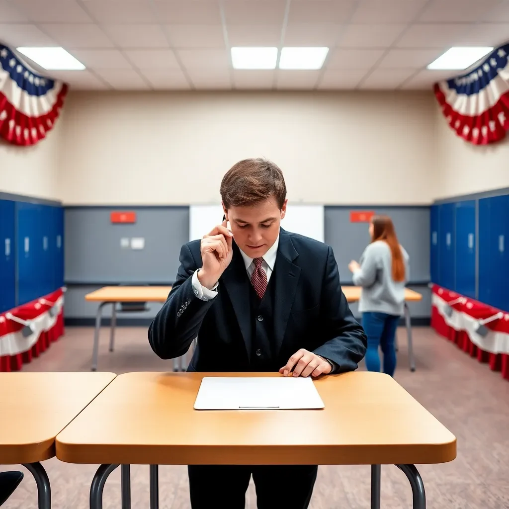 Local High School Engages Students with Mock Presidential Election to Promote Civic Awareness