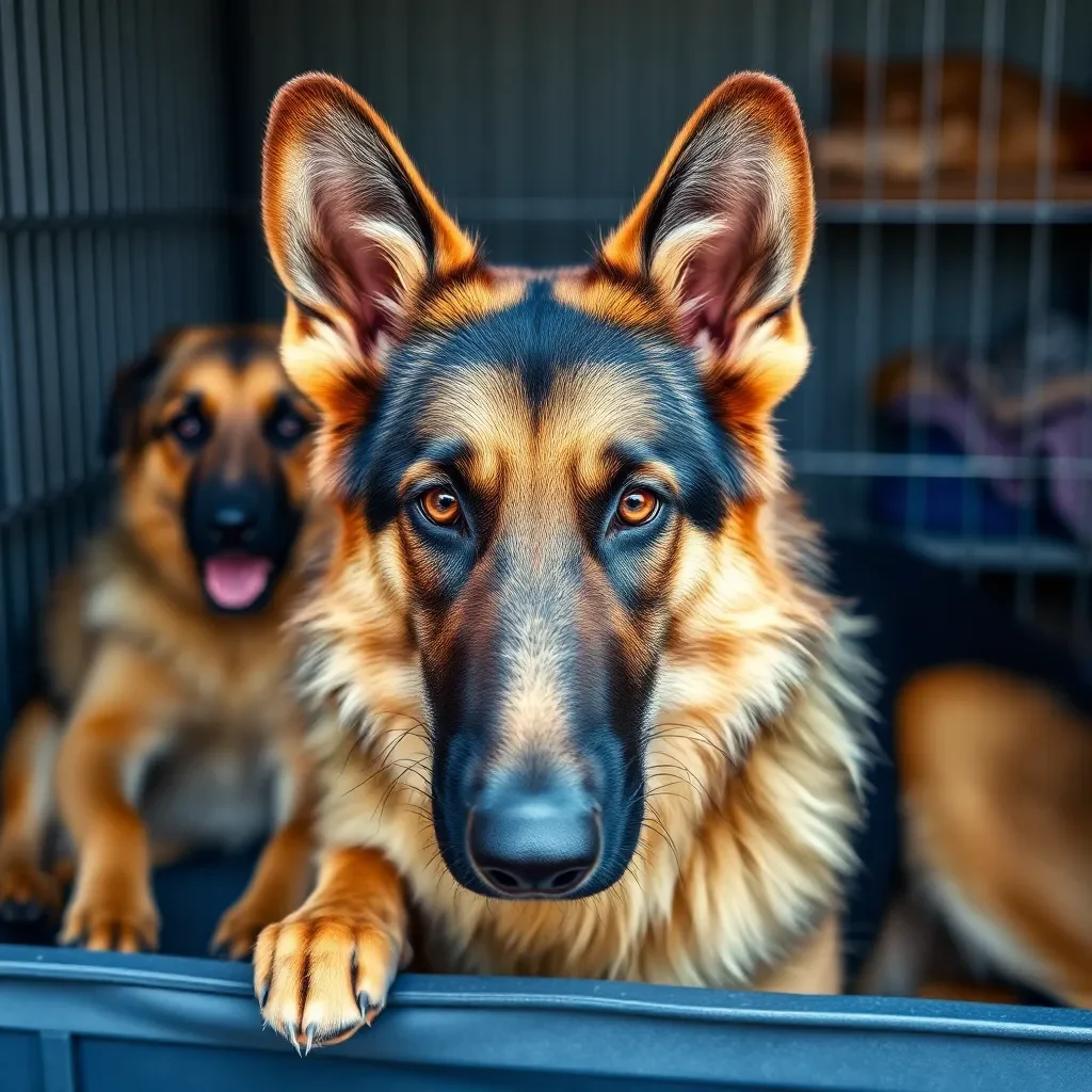 Lexington Humane Society Rescues Over 20 German Shepherds from Hoarding Situation