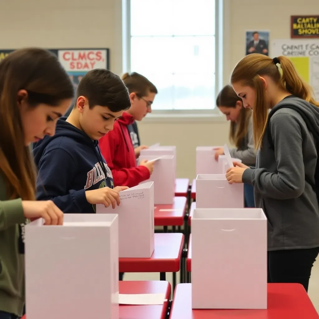 Tates Creek High School Students Participate in Mock U.S. Presidential Election to Enhance Civic Engagement