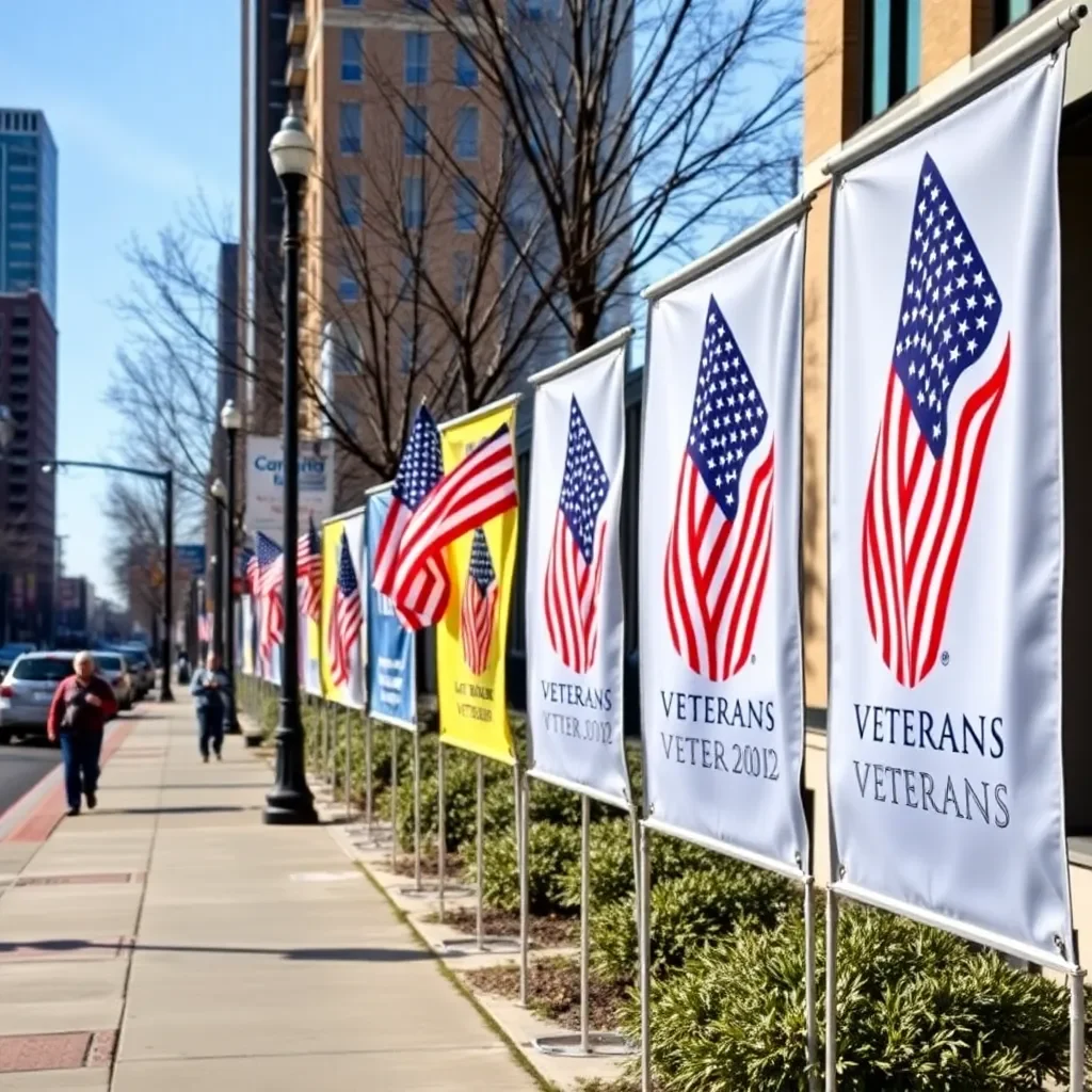 Lexington Honors Veterans with New Street Banner Initiative on Vine Street