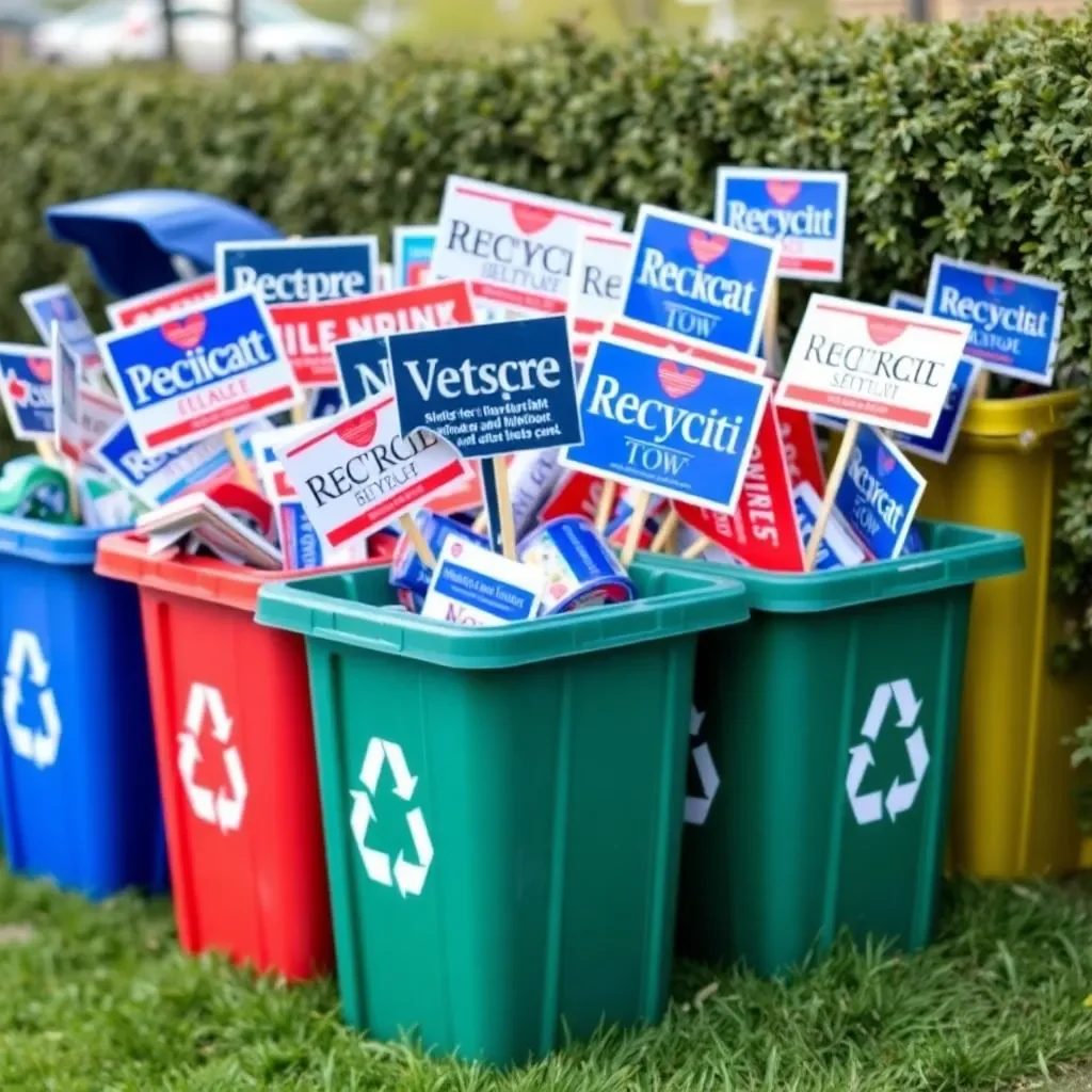 Lexington Launches Recycling Program for Political Yard Signs to Promote Sustainability