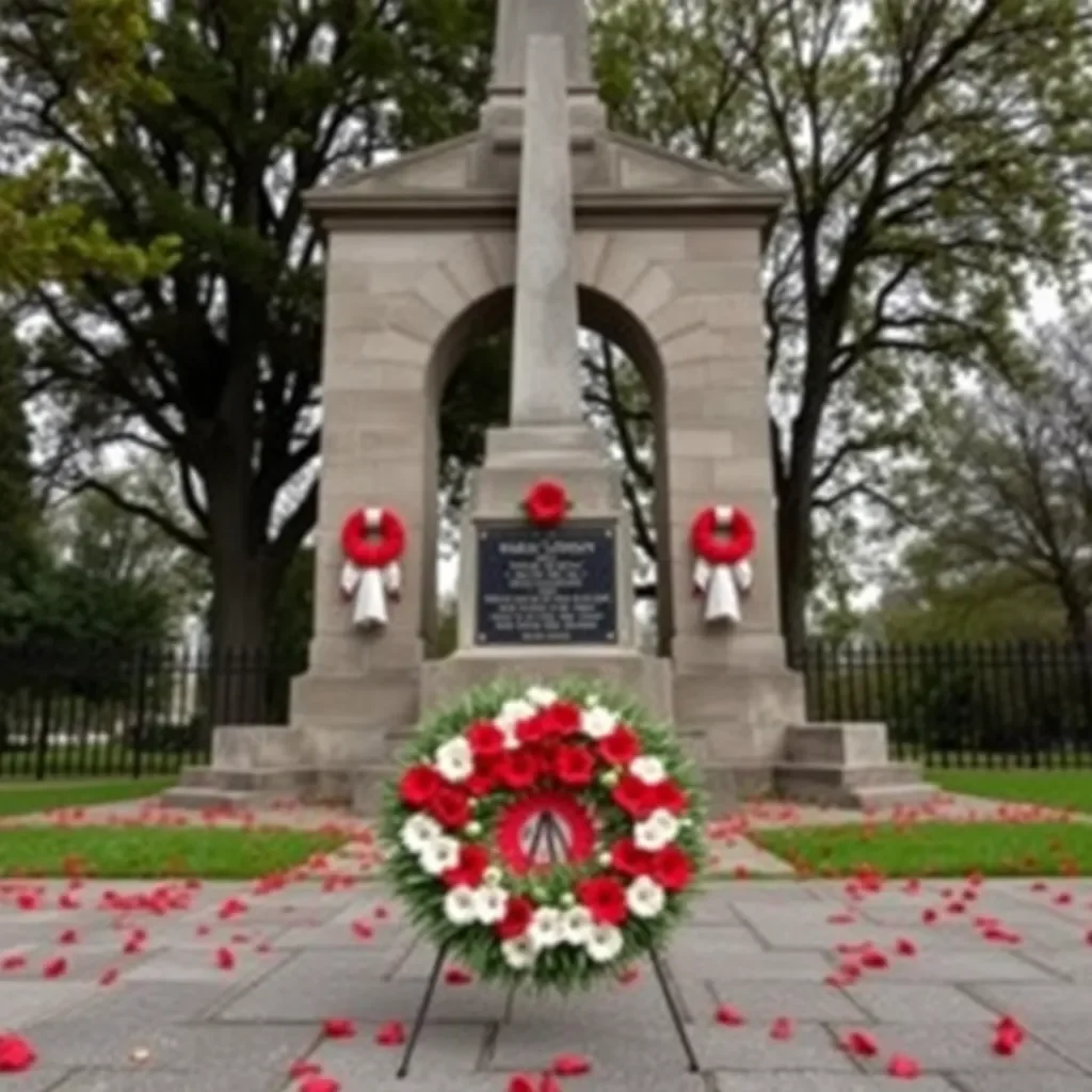 Ceremony Honors Fayette County Soldiers at World War I Monument in Lexington