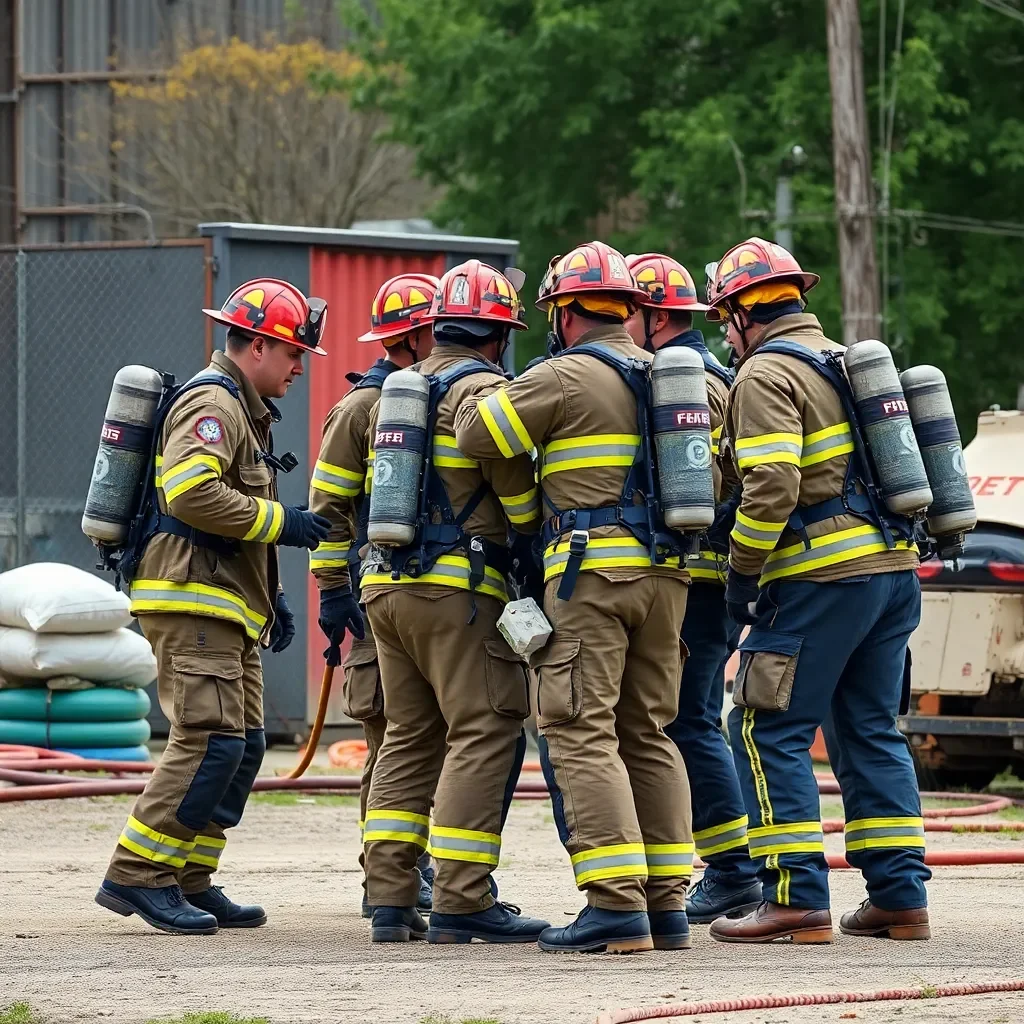 Lexington Fire Academy Recruits Engage in Rare Live Fire Training Exercise