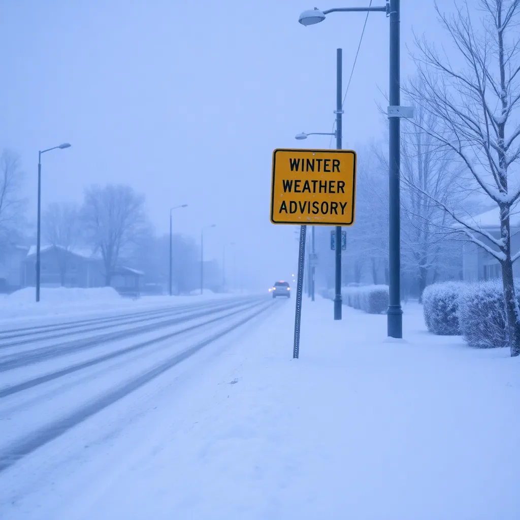 Winter Weather Advisory Issued as Lexington, Kentucky Sees First Snowfall of the Season