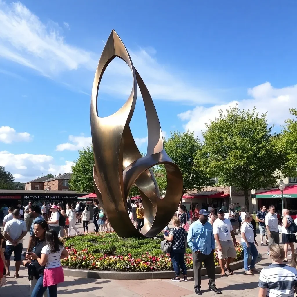 New Steel Sculpture "The Birth of Hope" Installed in Fayette County to Inspire Community