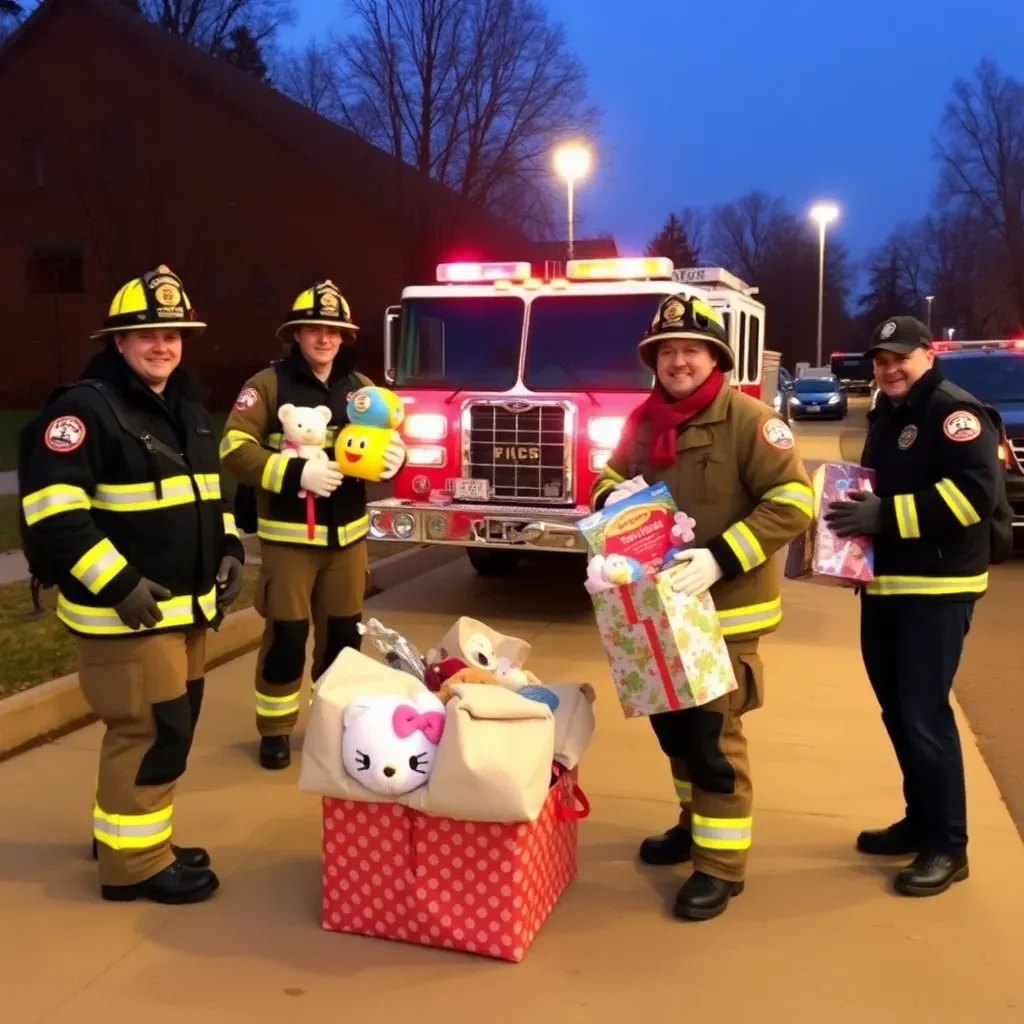 Lexington Firefighters Celebrate 94 Years of Holiday Toy Assistance for Families in Need