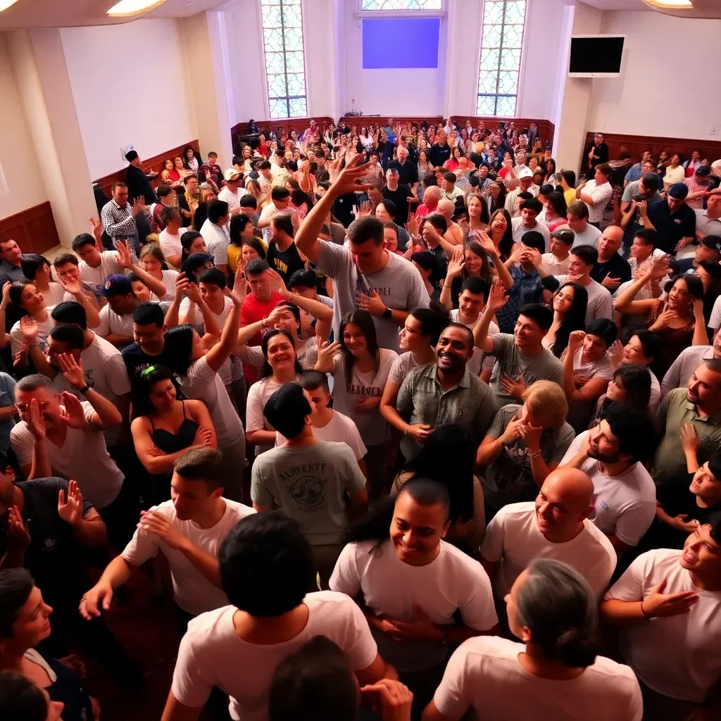 Local Church Sees Surge in Attendance and Baptisms Amid National Faith Revival