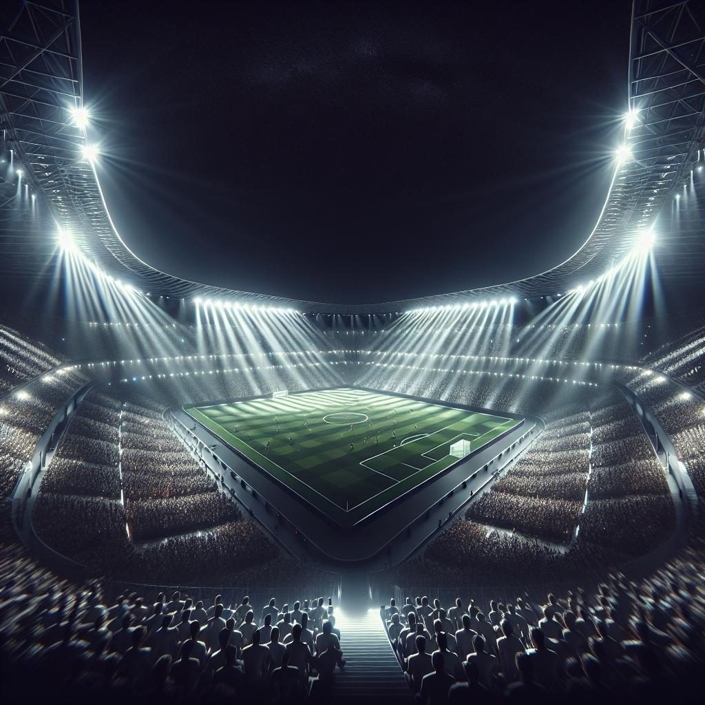 Stadium Under Bright Lights