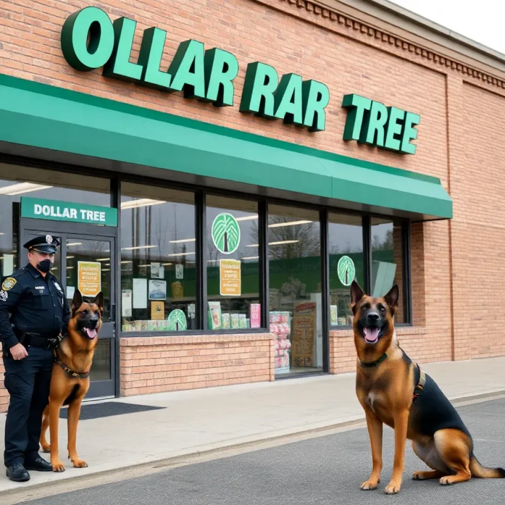 Lexington police investigating a robbery incident at Dollar Tree.