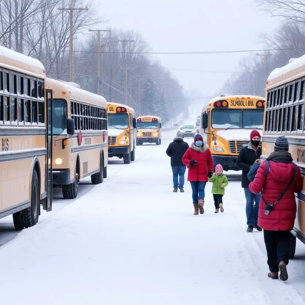 Families preparing for winter weather in Fayette County