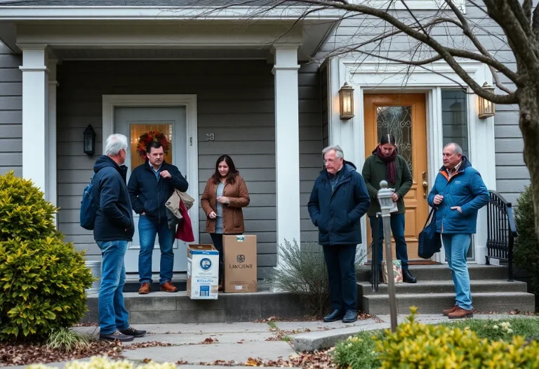 Vigilant neighbors monitoring package deliveries to prevent porch piracy