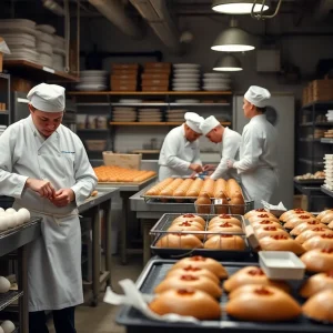 Bakers preparing goods as egg prices soar